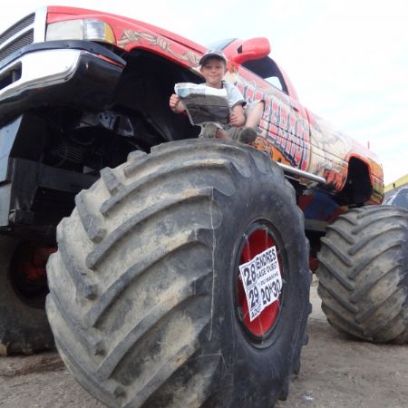 Zak Aug 16 France-monster truck rally reading Times 2